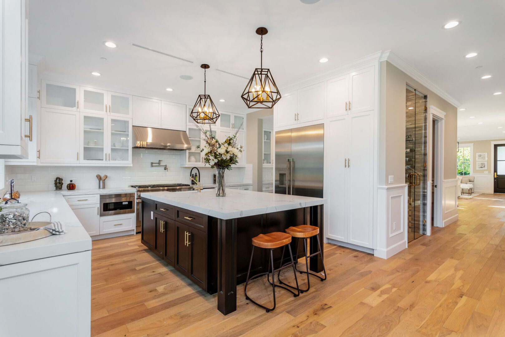 Beautiful Sitting Area In The Kitchen