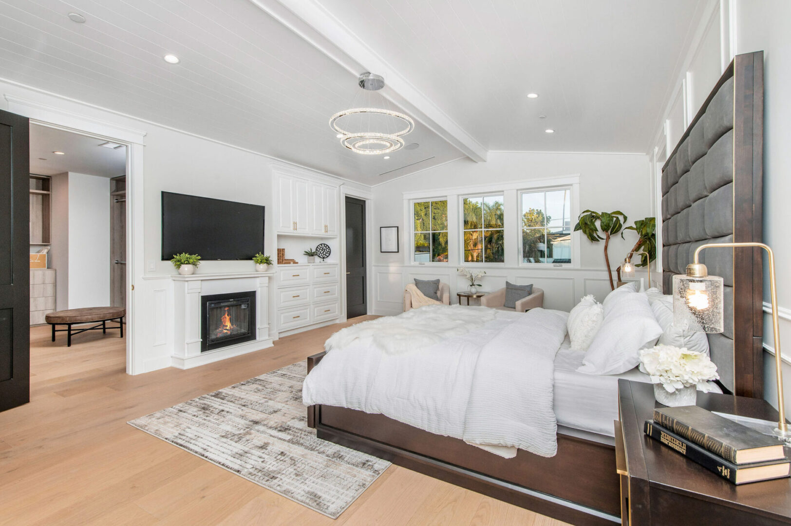 Beautiful Master Bedroom With White Touch